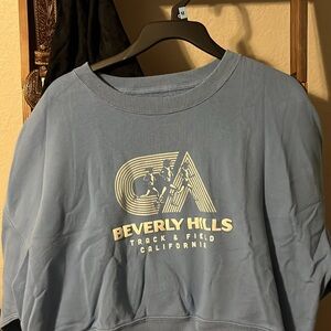 Abercrombie & Fitch Blue Crew Neck Sweater